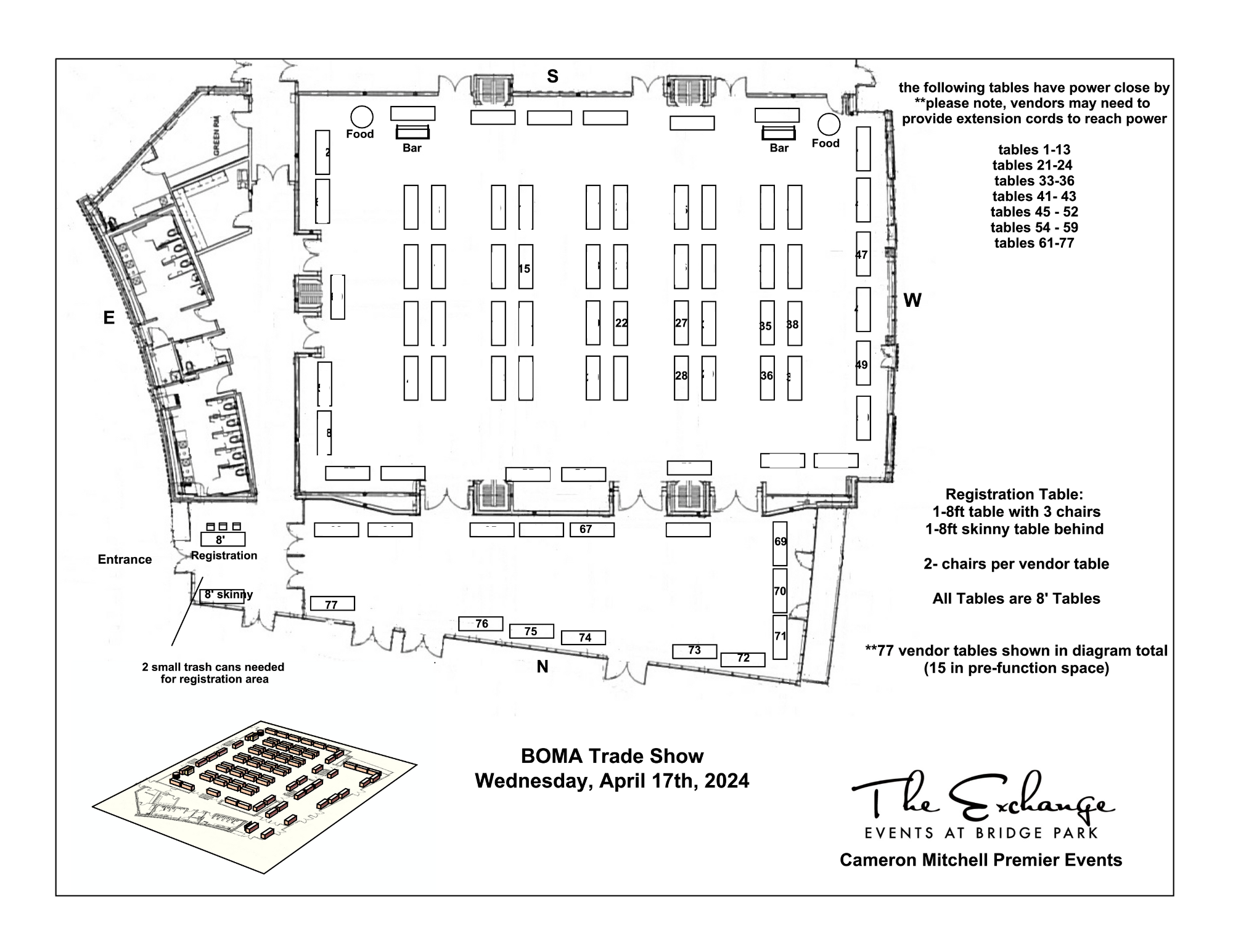 Vendor Expo Floor Plan